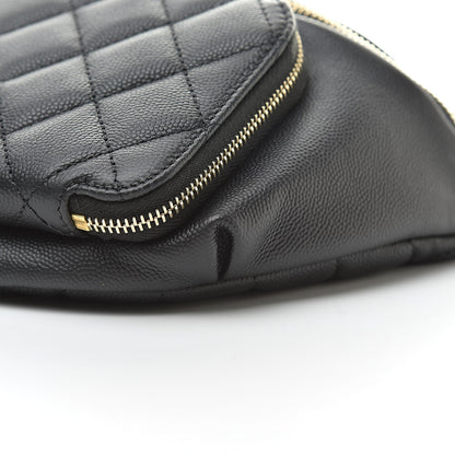 Chanel Caviar Quilted Business Affinity Waist Belt Bag Black 10 of 11