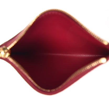 Louis Vuitton Monogram Zipped Card Holder Fuchsia 5 of 6