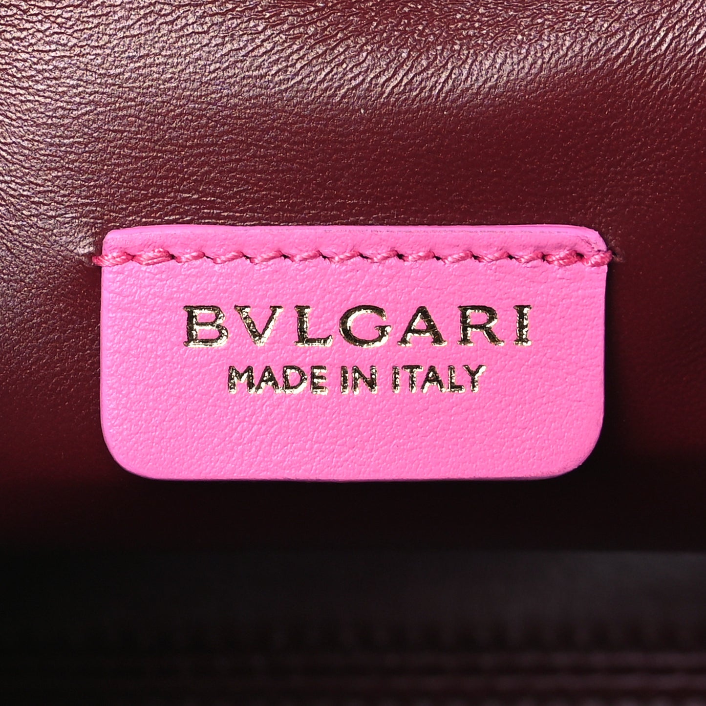 Nappa Serpentine Clutch With Strap Pink