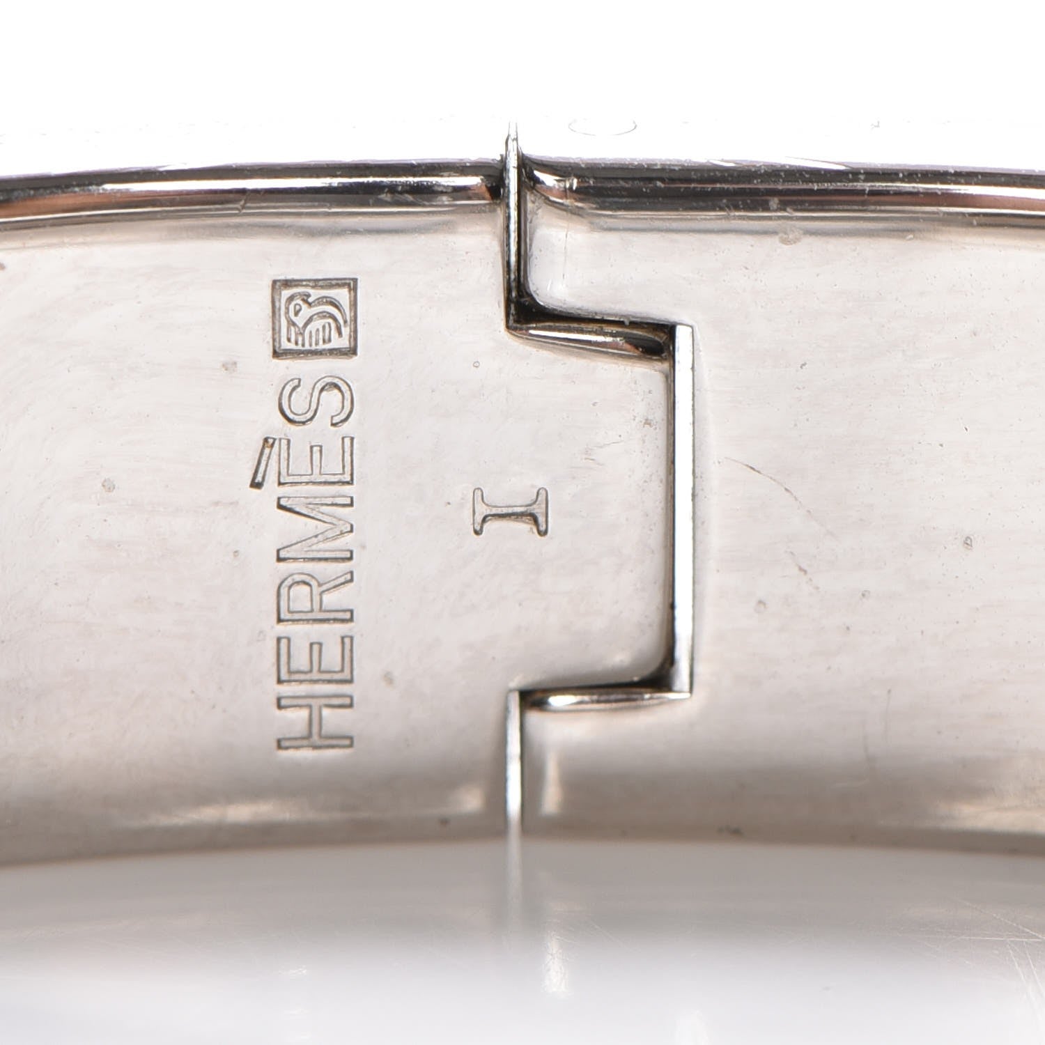 Hermes Narrow Enamel Clic Clac H Bracelet PM Bleu 4 of 5
