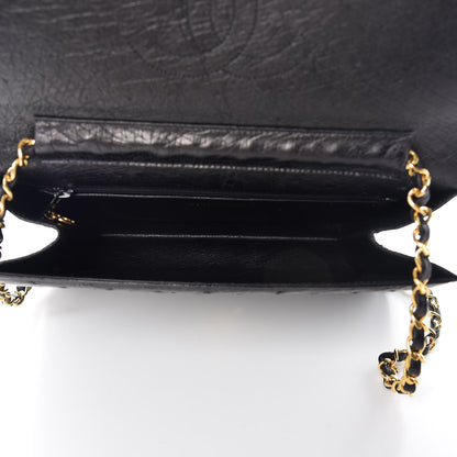 Chanel Ostrich Medium Single Flap Black 5 of 15