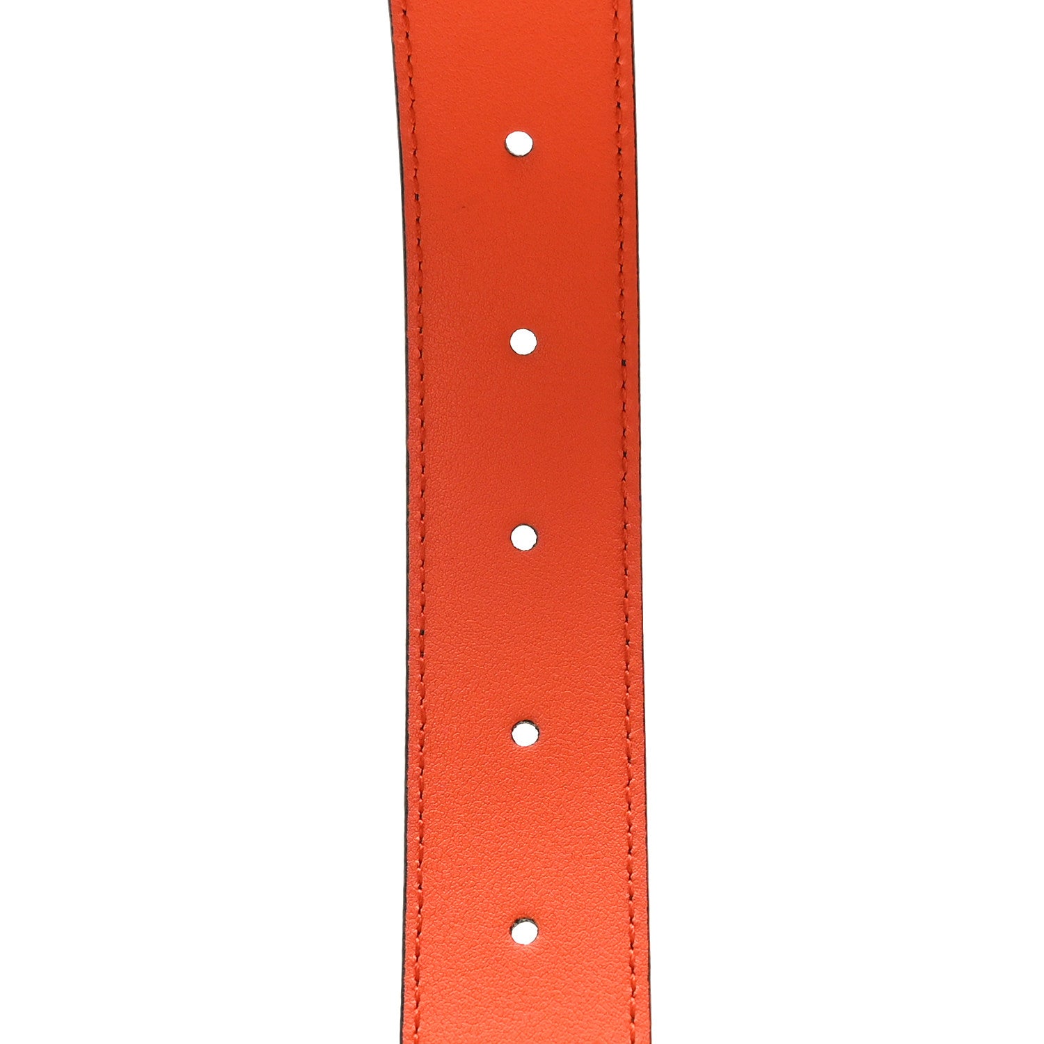 Gucci Textured Dollar Calfskin Square G 30mm Belt 95 38 Black Sun Orange 3 of 4