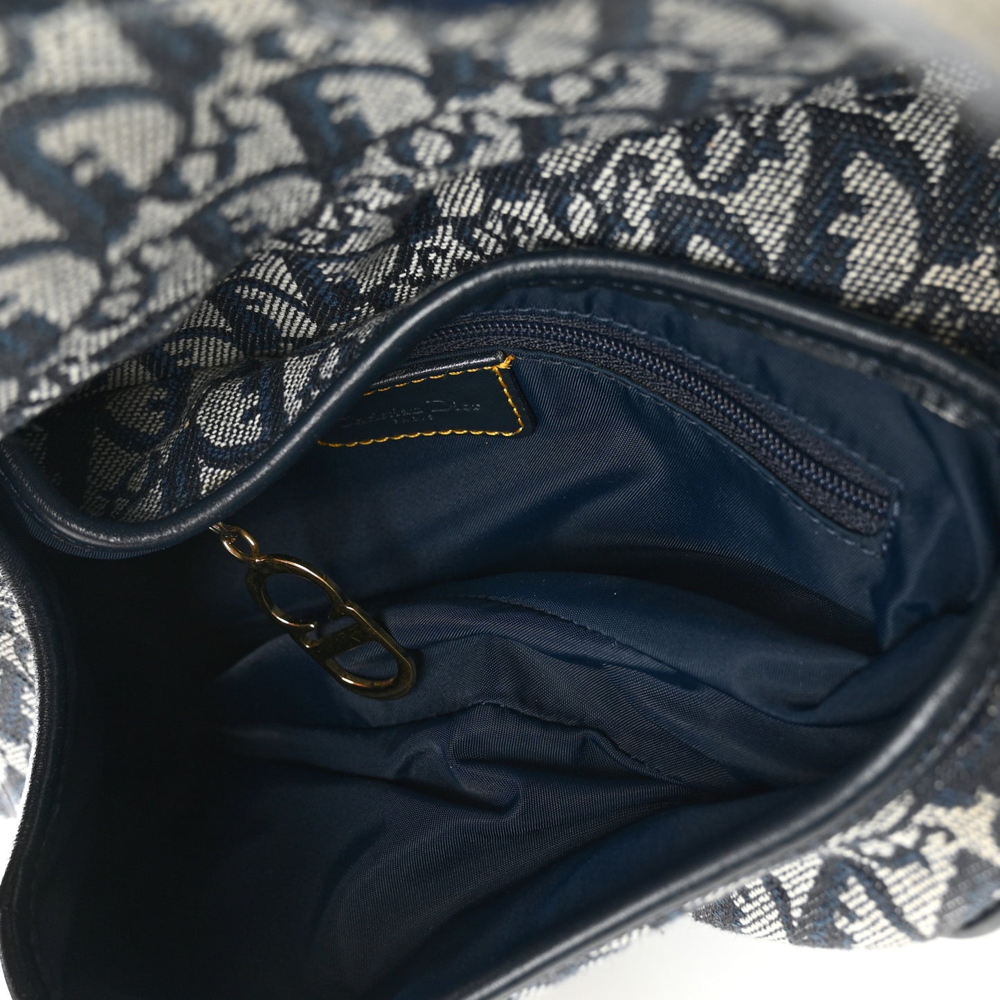 Monogram Saddle Bag Blue