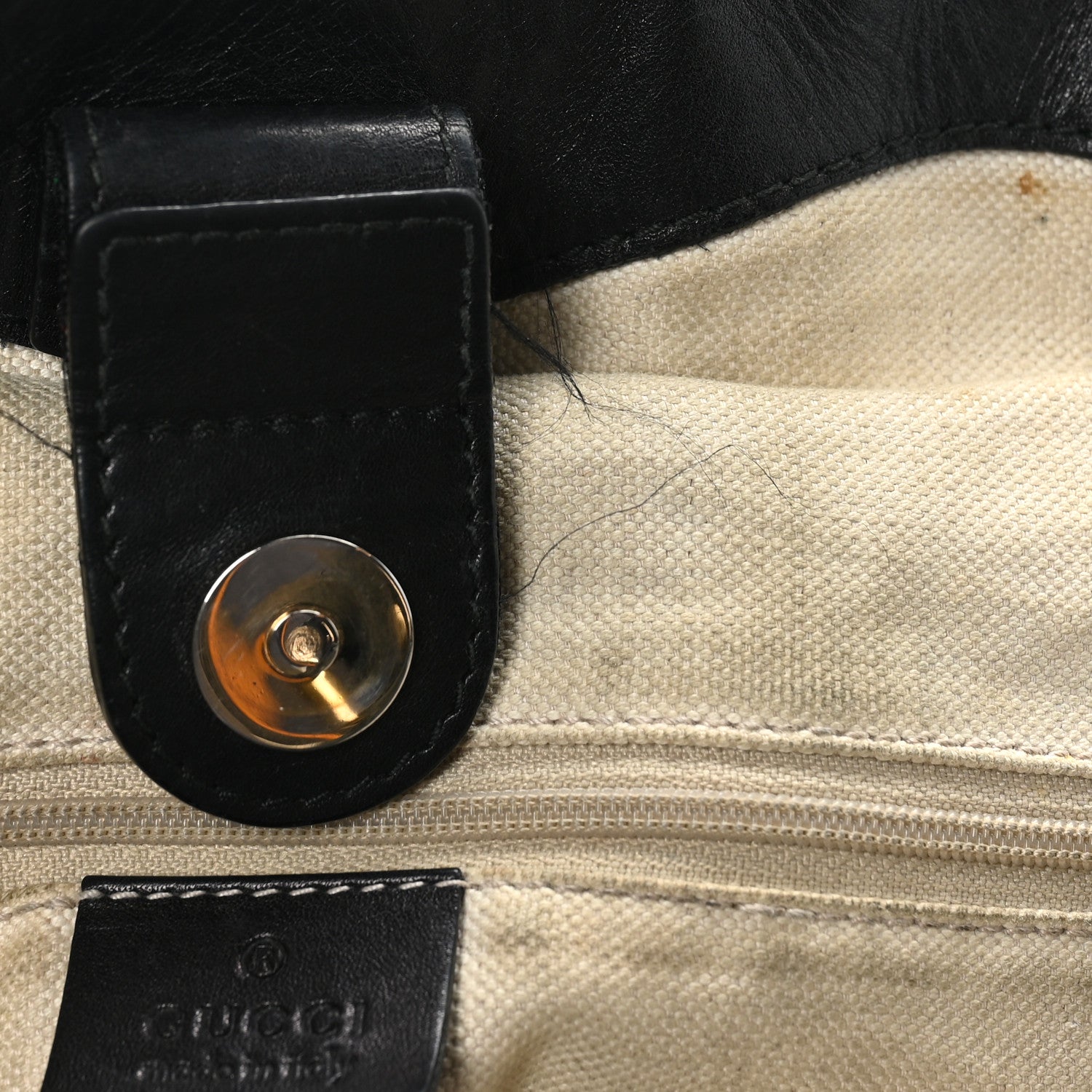 Gucci Guccissima Medium Sukey Tote Black 11 of 13