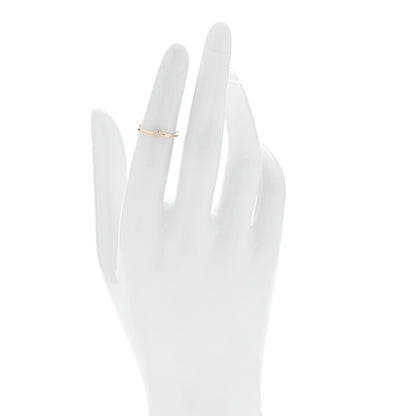 Tiffany 18K Yellow Gold Diamond Elsa Peretti Single-Row Wave Ring  46 3.75 2 of 4