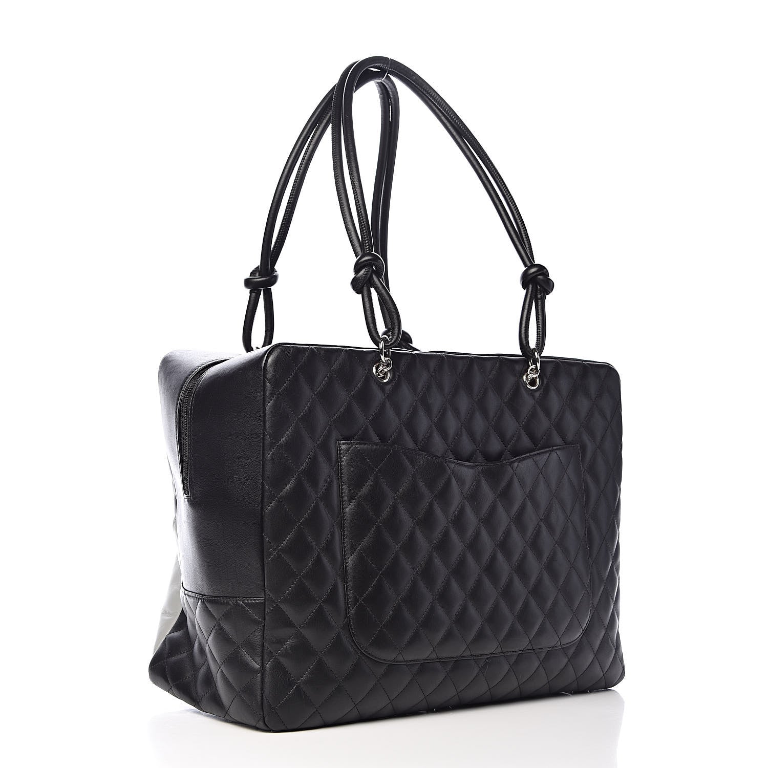 Chanel Calfskin Quilted Large Cambon Bag Black 3 of 18