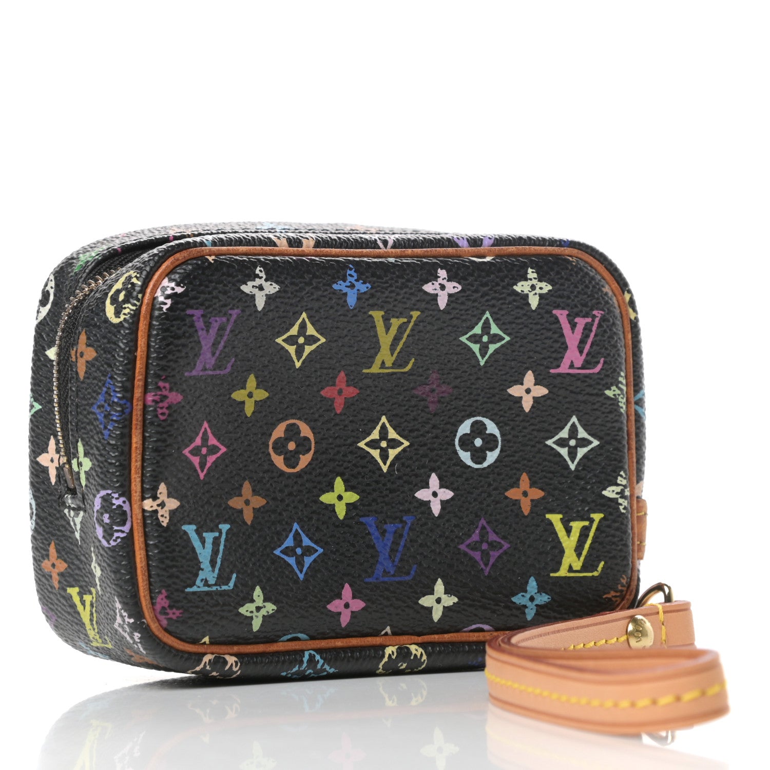 Louis Vuitton Monogram Multicolor Trousse Wapity Black 3 of 6