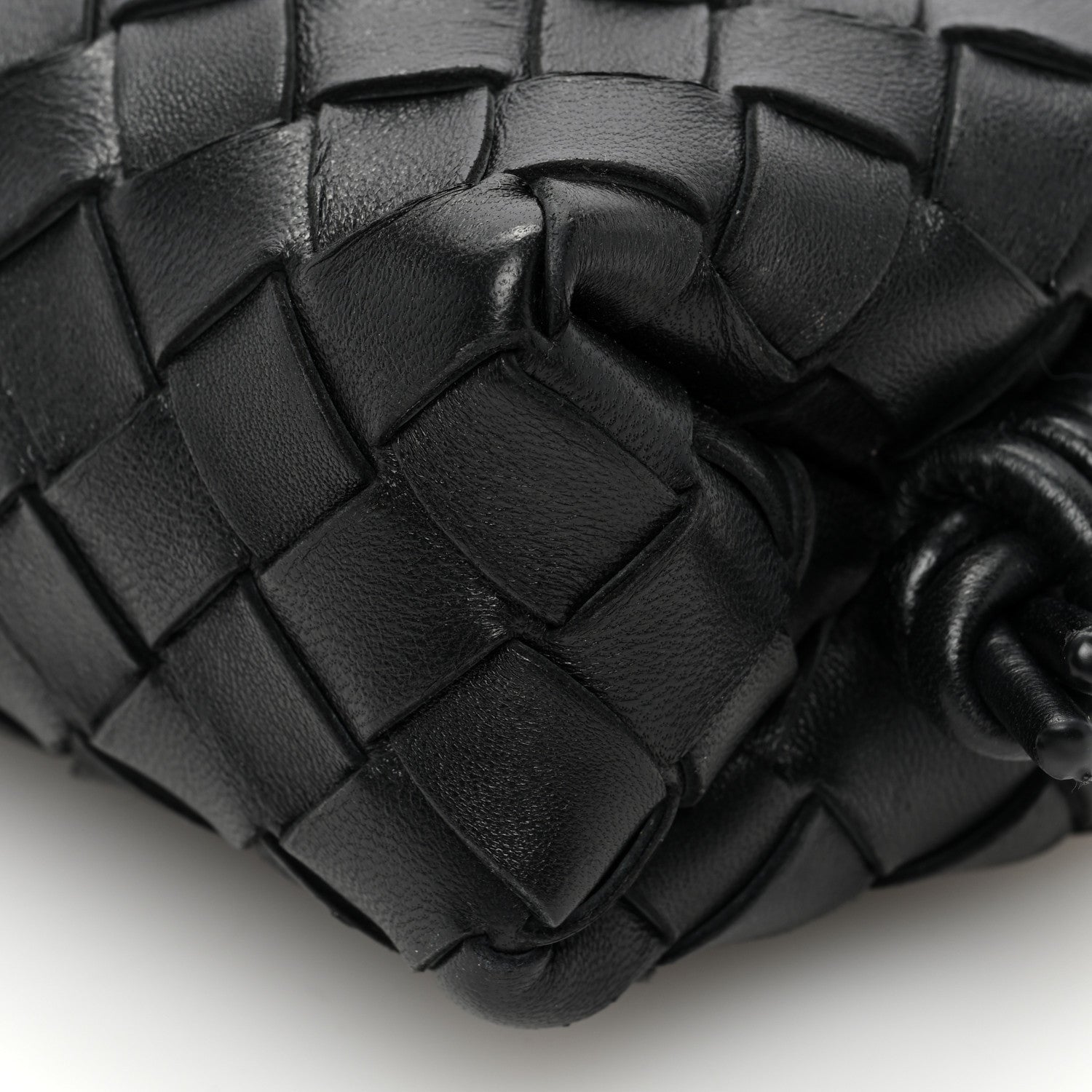 Bottega Veneta Nappa Intrecciato Candy Loop Camera Bag Black 9 of 9