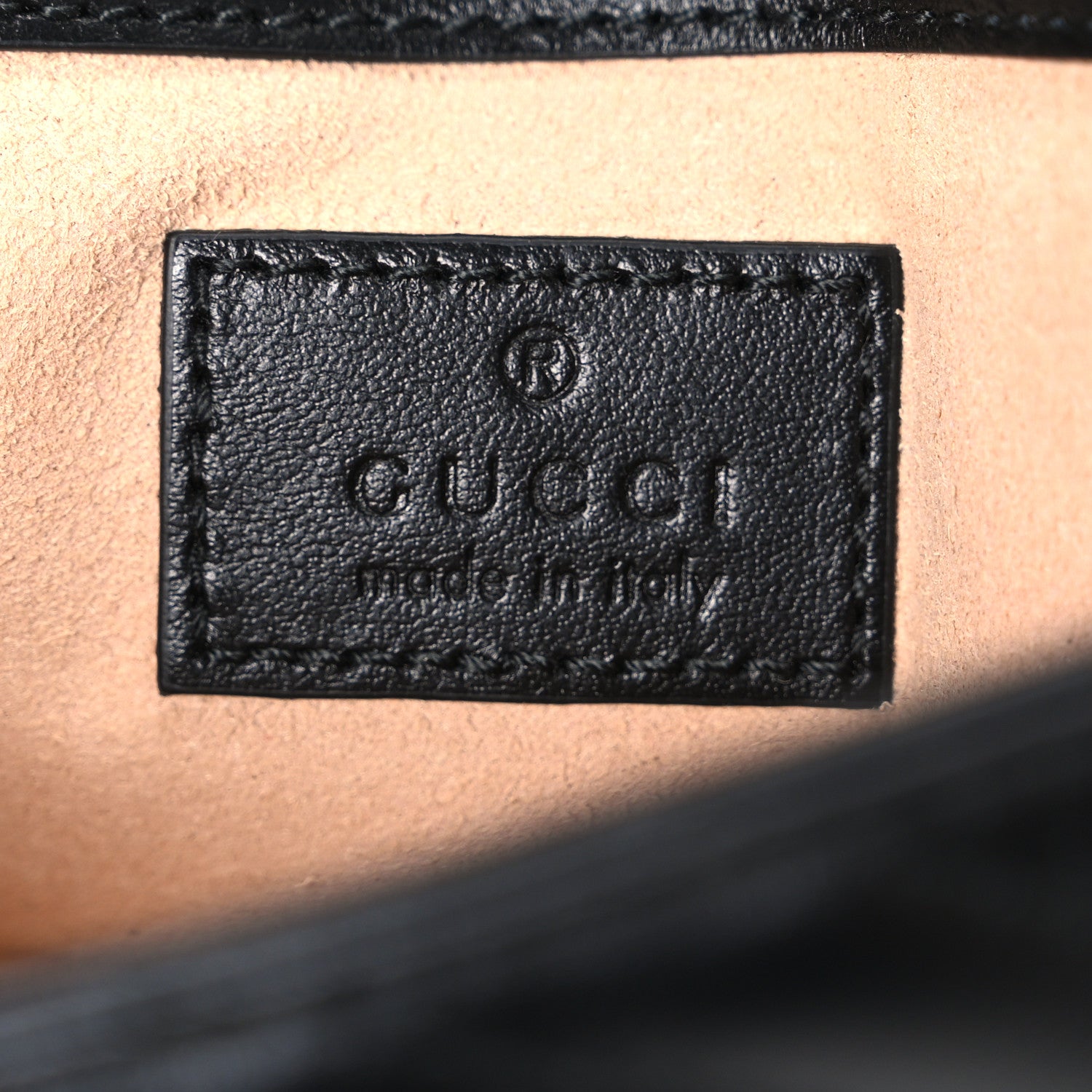 Gucci Calfskin Matelasse Monochrome GG Marmont Chain Belt Bag Black 6 of 10