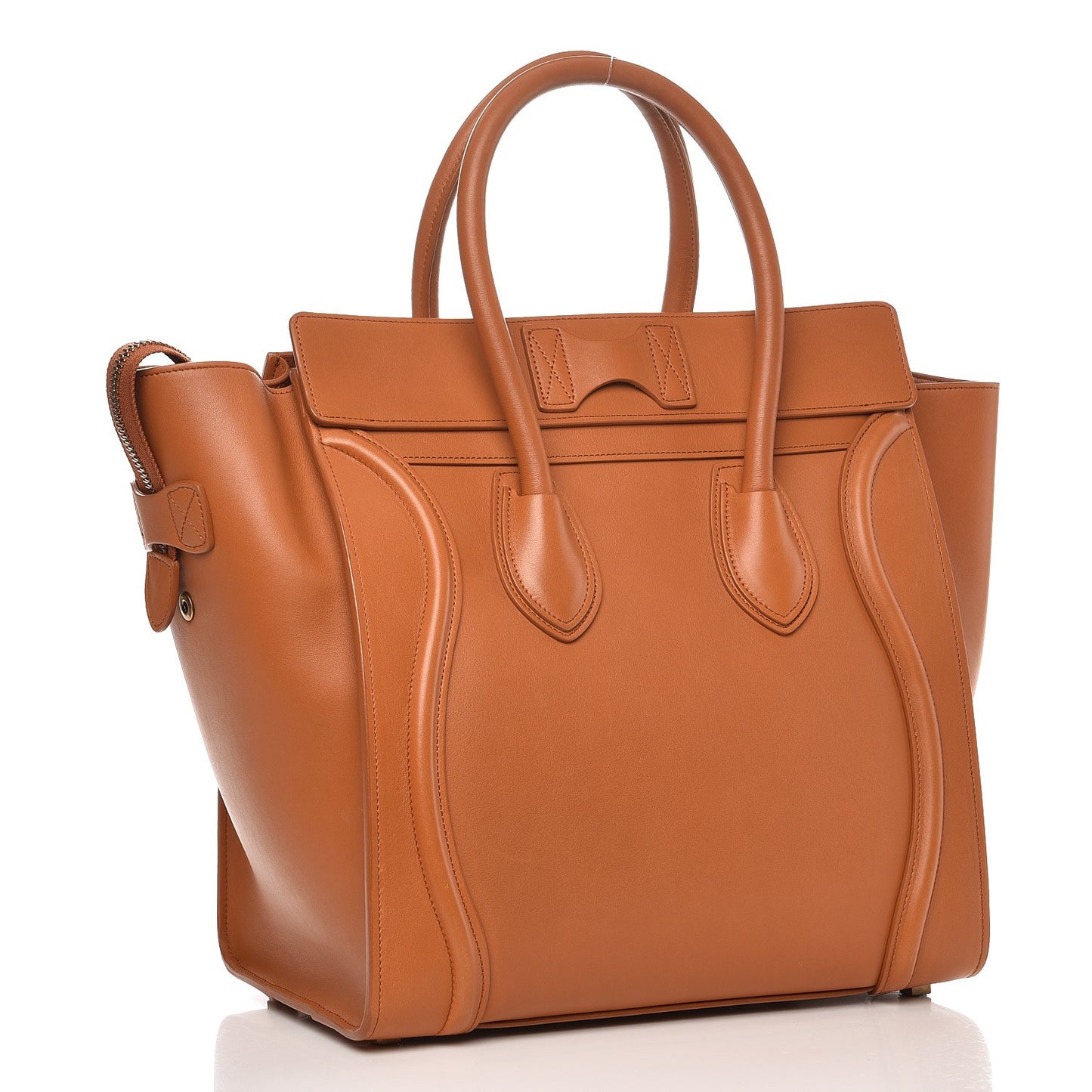 Smooth Calfskin Mini Luggage Light Copper