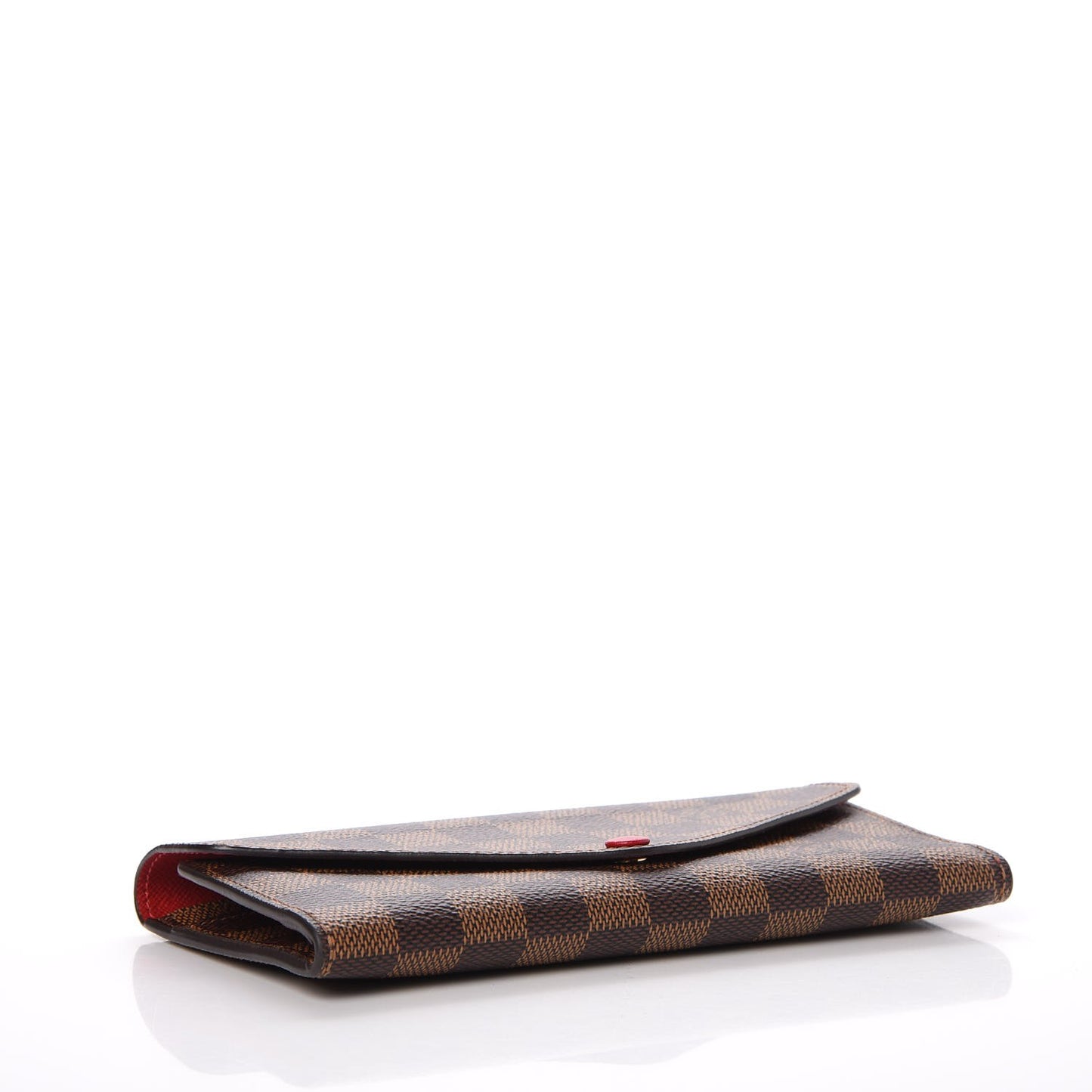 Damier Ebene Josephine Wallet Red