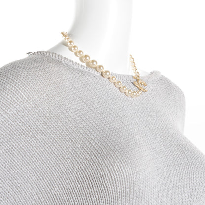 Chanel Graduated Pearl CC Short Necklace Gold 2 of 6