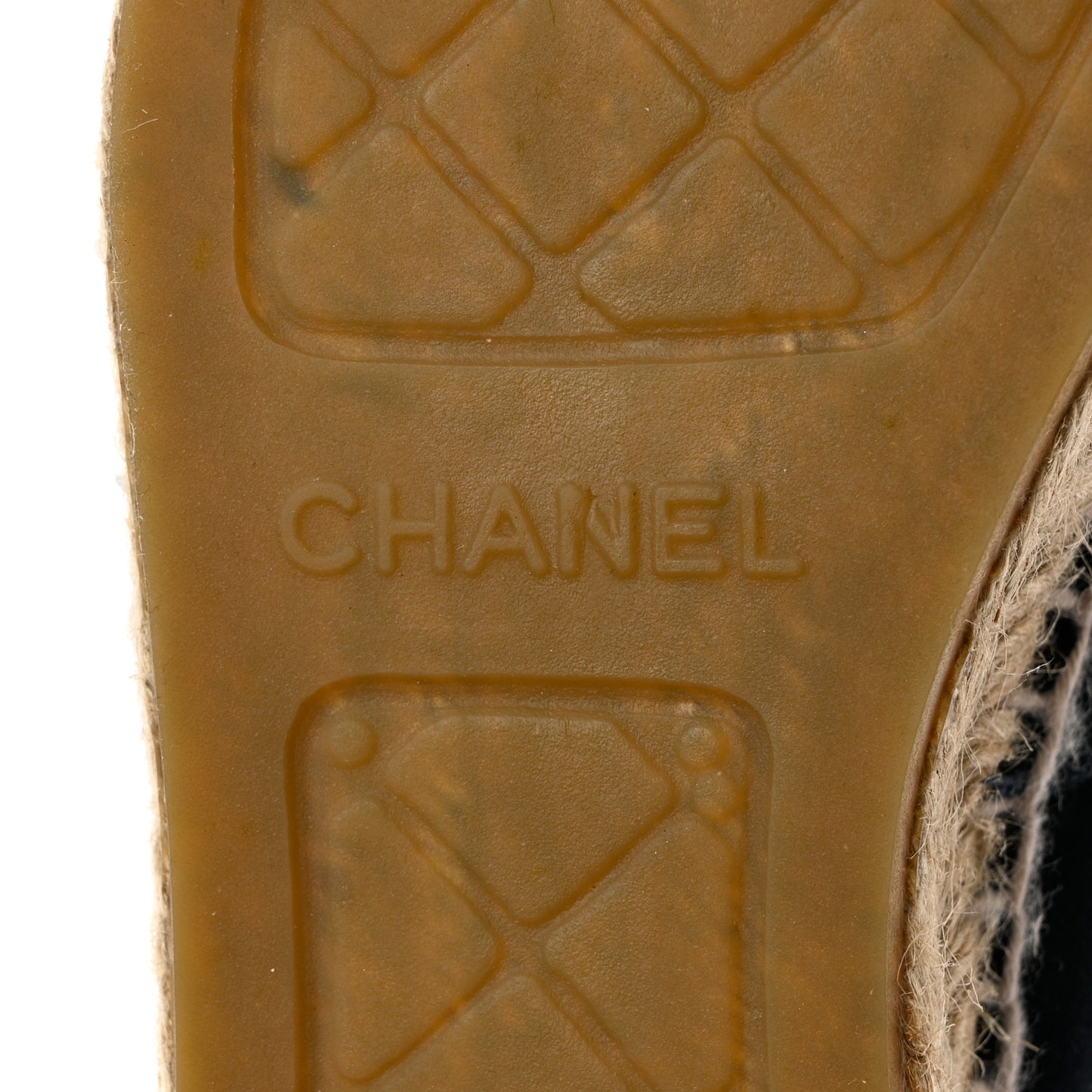 Velvet CC Espadrilles 36 Dark Navy Black