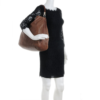 Saint Laurent Leather Large Roady Hobo Brown 2 of 8