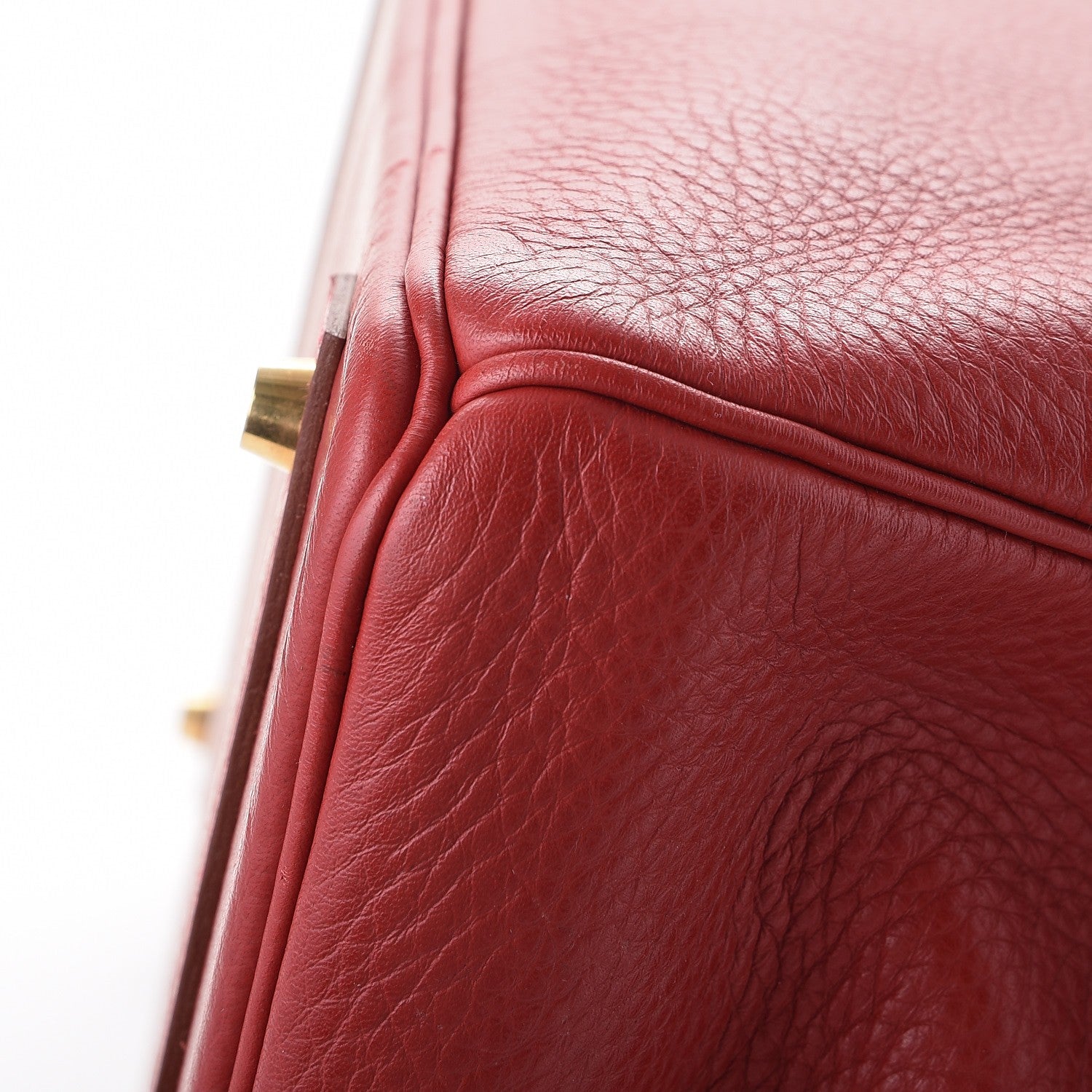 Hermes Taurillon Clemence Birkin 40 Rouge Casaque 45 of 46