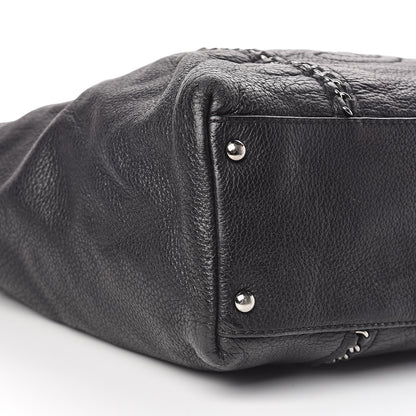 Chanel Deerskin Luxe Ligne Tote Black 9 of 16