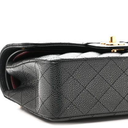 Chanel Caviar Quilted Small Double Flap Black 9 of 11