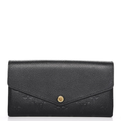Louis Vuitton Empreinte Sarah Wallet NM Black 1 of 6