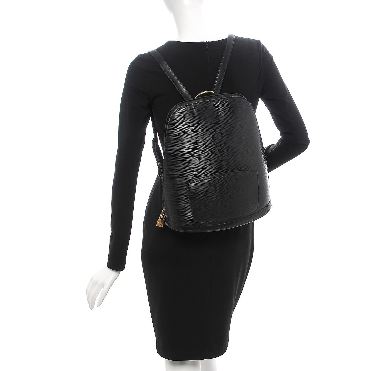 Louis Vuitton Epi Gobelins Backpack Black 2 of 12