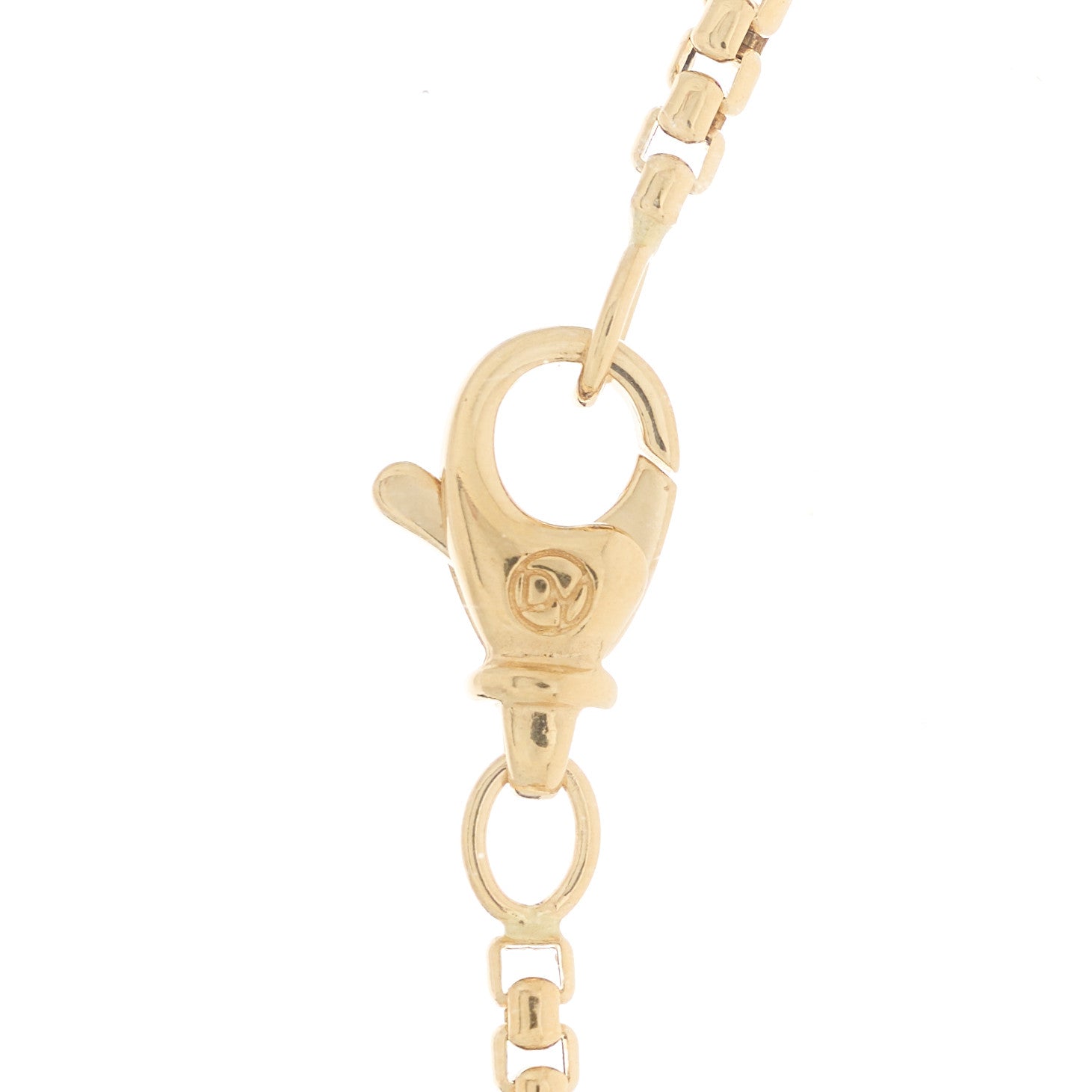 David Yurman 18K Yellow Gold 2.5mm Box Chain Necklace 20" 4 of 5