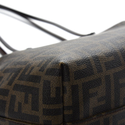 Fendi Zucca Spalmati Small Roll Tote Tobacco Moro 9 of 12