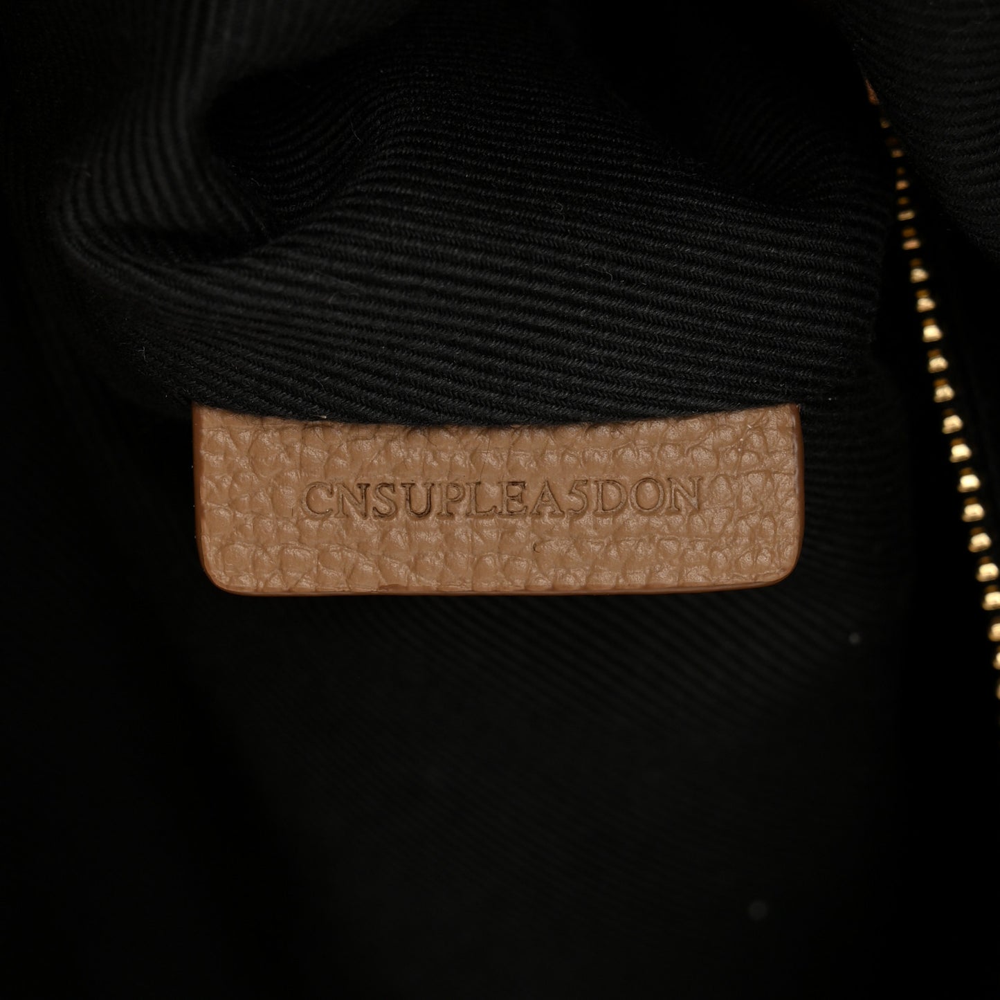 Derby Calfskin House Check Medium Banner Tote Camel