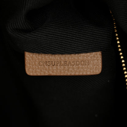 Burberry Derby Calfskin House Check Medium Banner Tote Camel 8 of 11