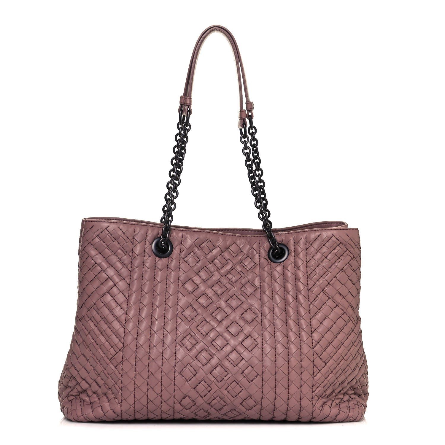 Bottega Veneta Nappa Intrecciato Boutis Top Handle Tote Desert Rose 1 of 12