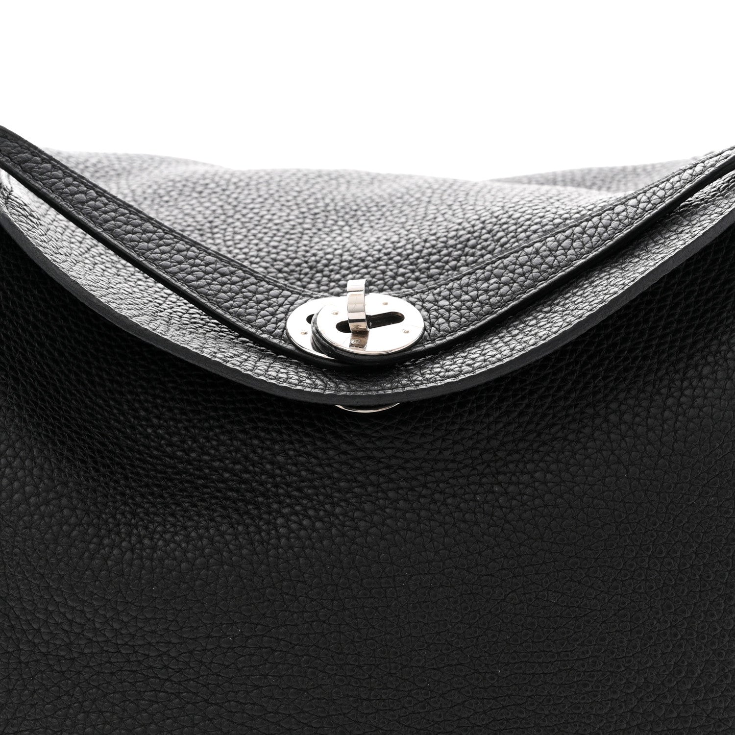 Hermes Taurillon Clemence Lindy 30 Black 8 of 12
