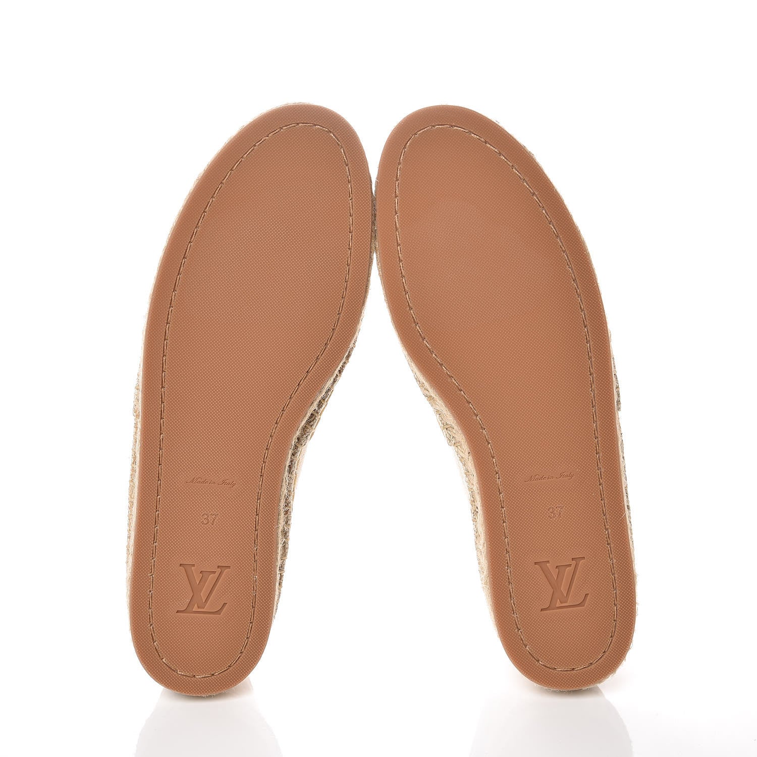 Louis Vuitton Canvas Seashore Espadrille Flats 37 Ecru 5 of 7