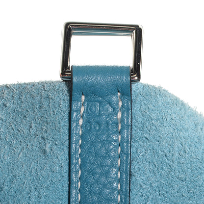 Hermes Taurillon Clemence Picotin Lock 18 PM Blue Jean 8 of 13