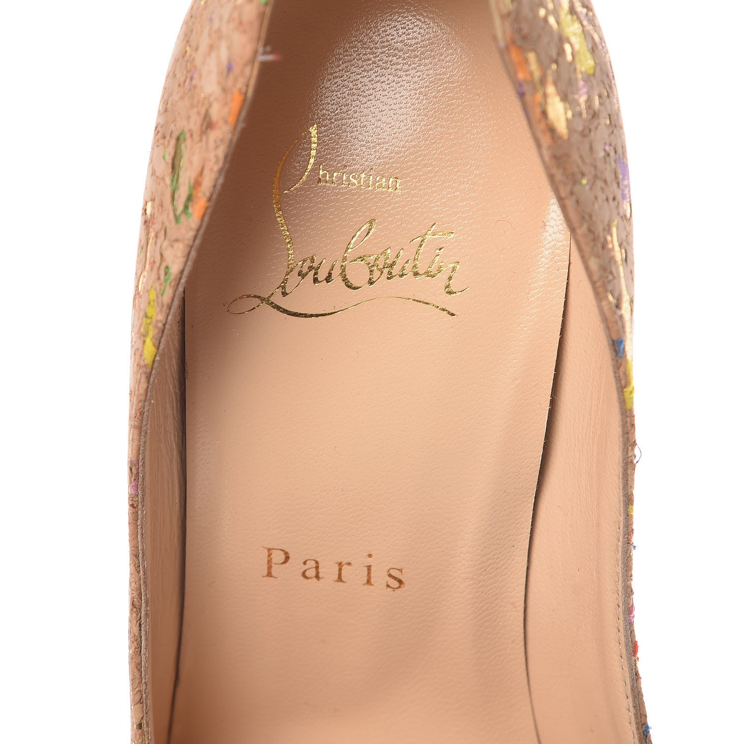 Christian Louboutin Liege Lame Decoltish 100 Pumps 36 Multicolor 6 of 10