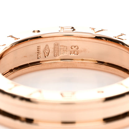 Bulgari 18K Rose Gold B.Zero1 One-Band Ring 53 6.5 4 of 4