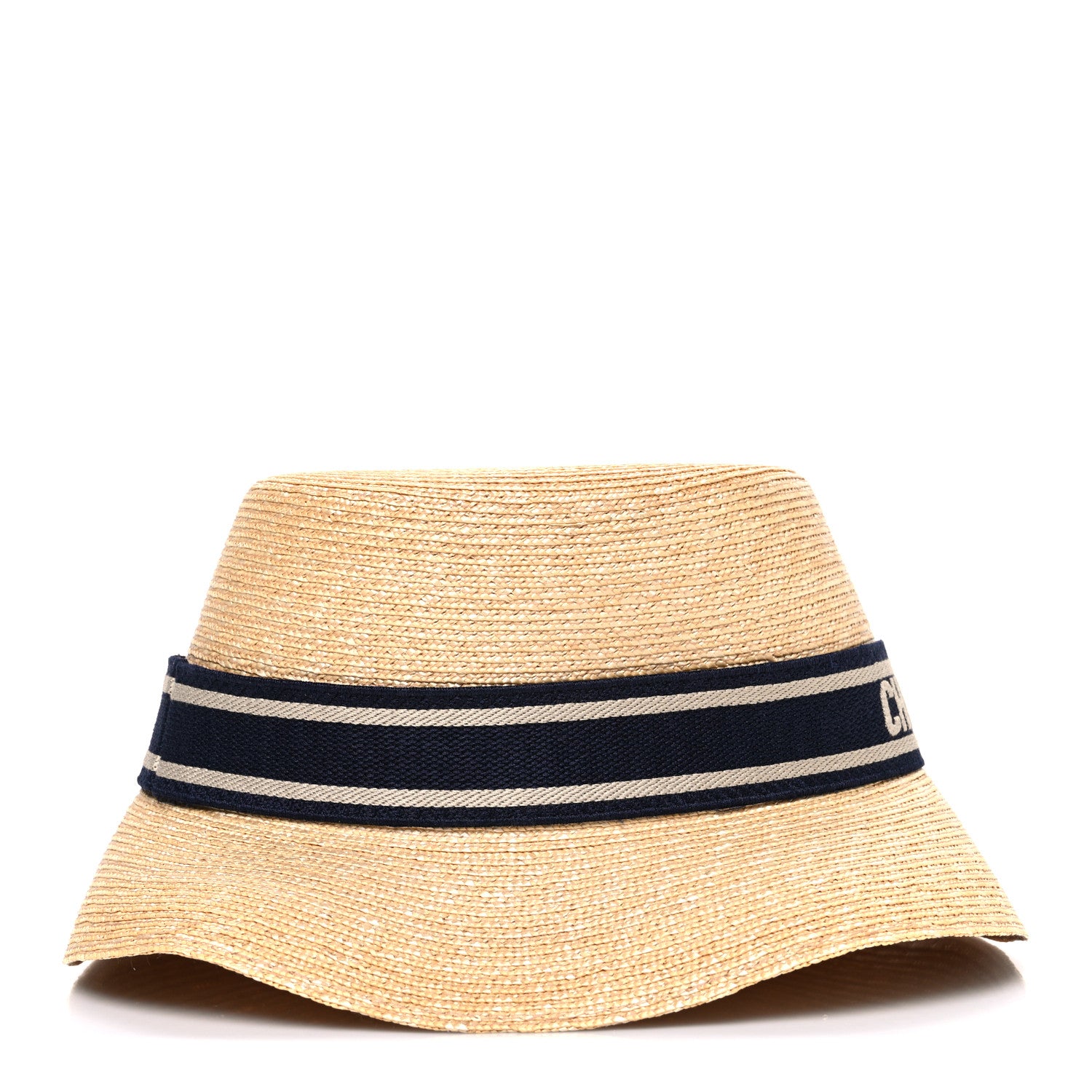 Dior バケットハット　57号 Christian Dior Straw Bucket Hat 57 Natural 1837108 – FASHIONPHILE