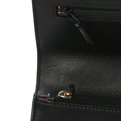 Chanel Lambskin Quilted Chanel 19 Wallet On Chain WOC Black 16 of 17