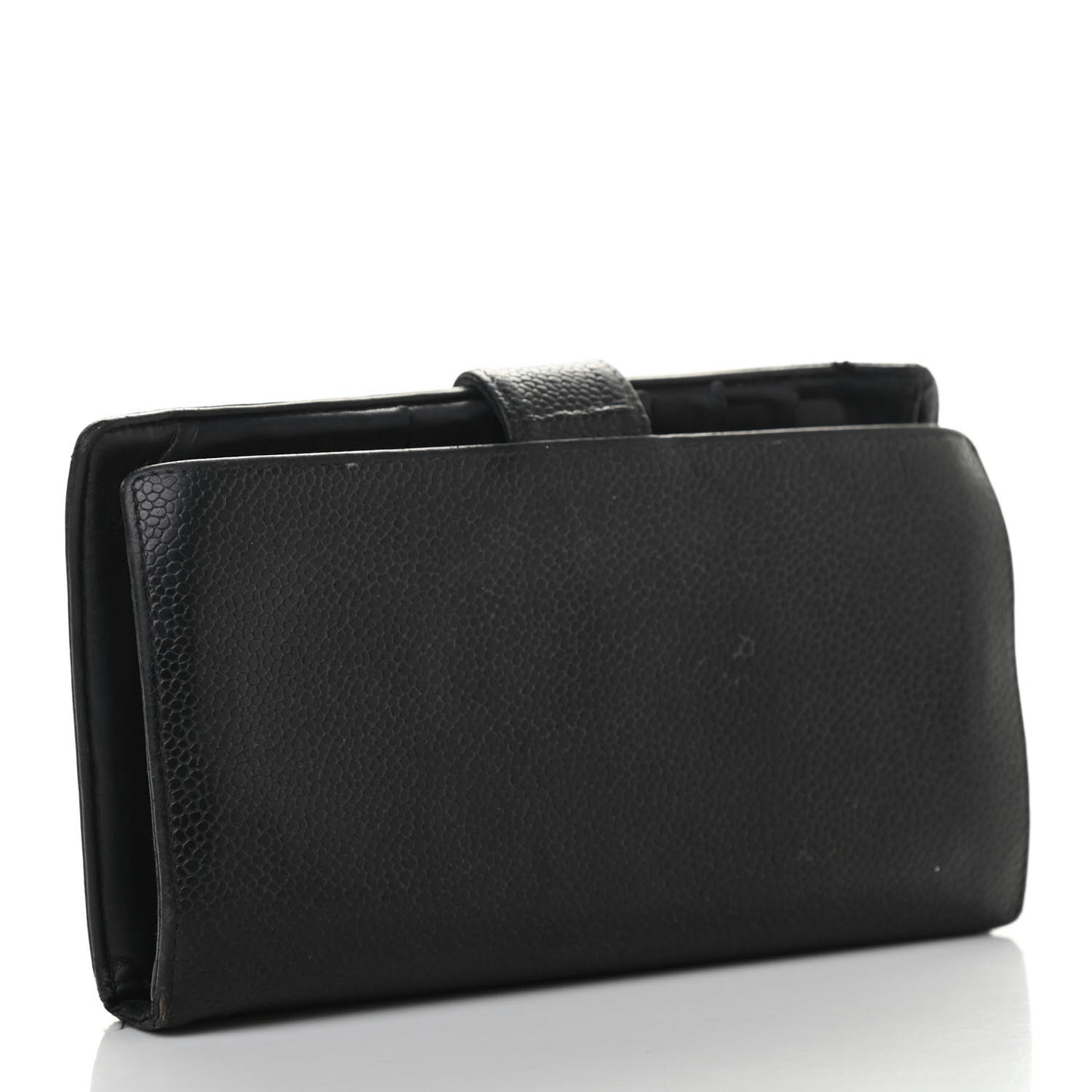 Caviar Timeless CC French Wallet Black