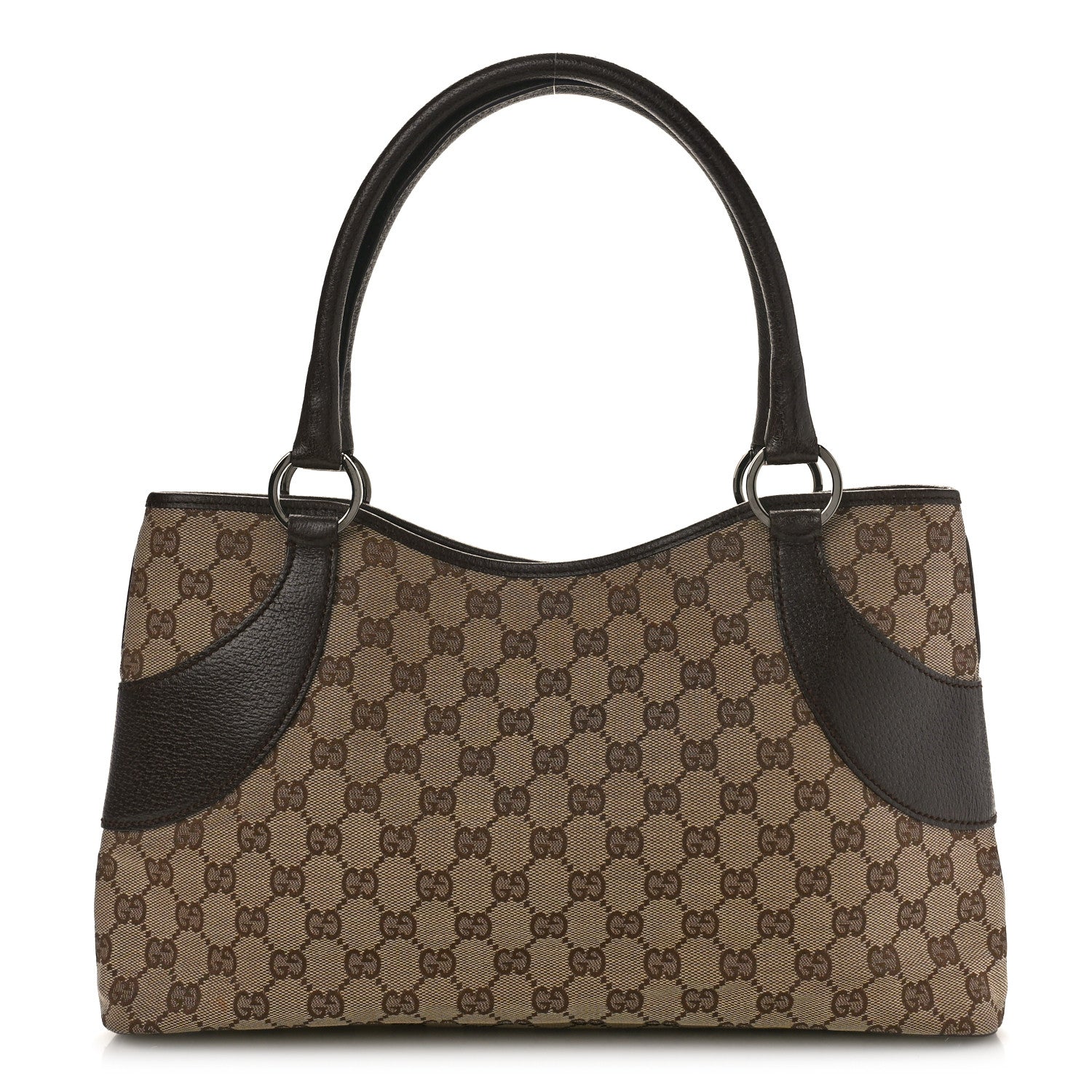Gucci Monogram Shoulder Bag Dark Brown 1 of 9