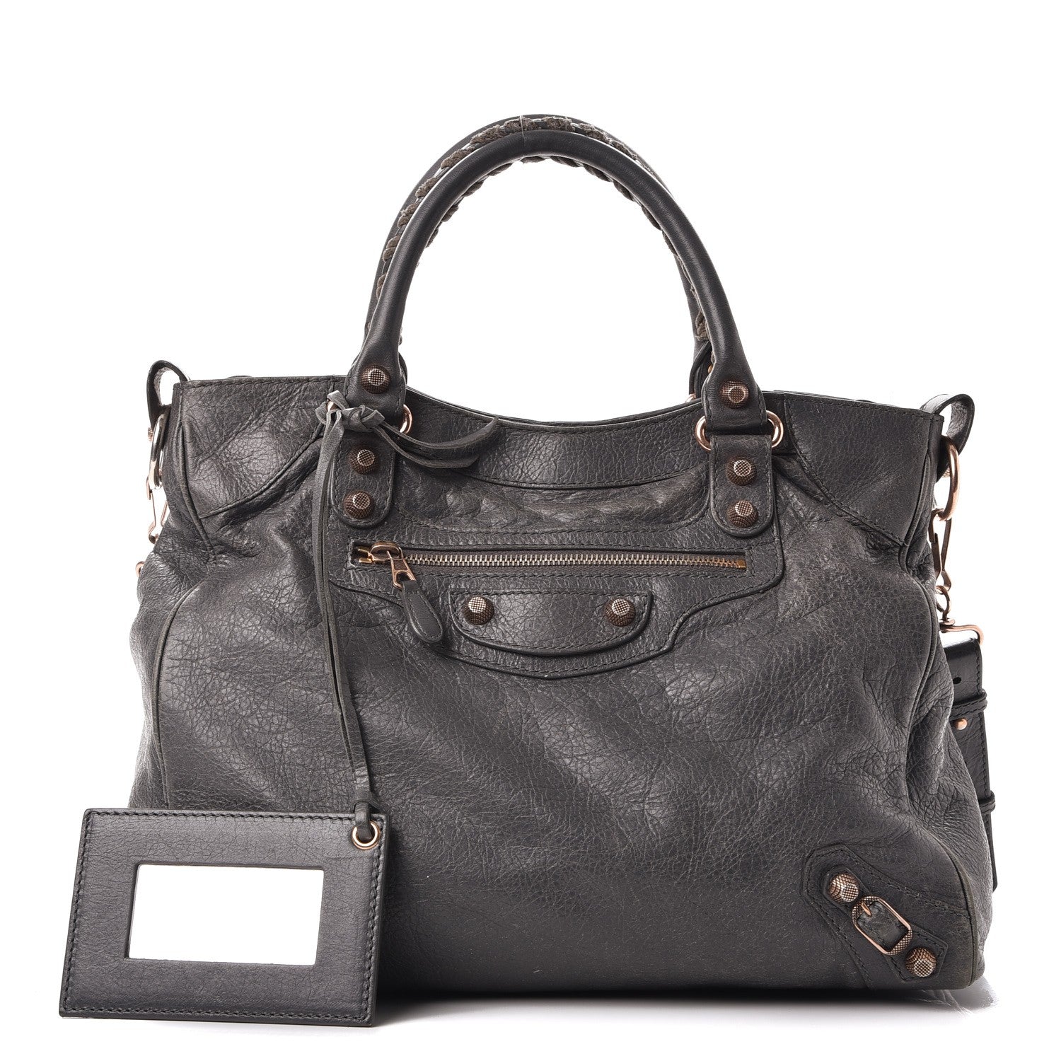 Balenciaga Agneau Giant 12 Rose Gold Hardware Velo Gris Tarmac 1 of 15