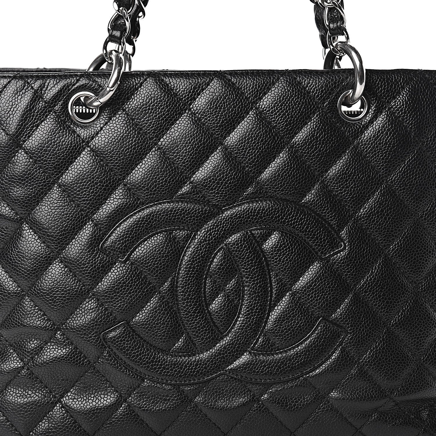 Chanel Caviar Quilted Grand Shopping Tote GST Black 24 of 24