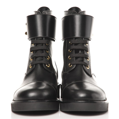Louis Vuitton Calfskin Wonderland Ranger Boots 36 Black 3 of 8
