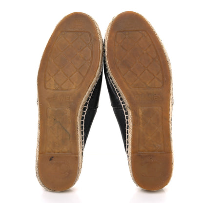 Chanel Lambskin CC Espadrilles 36 Black 7 of 11