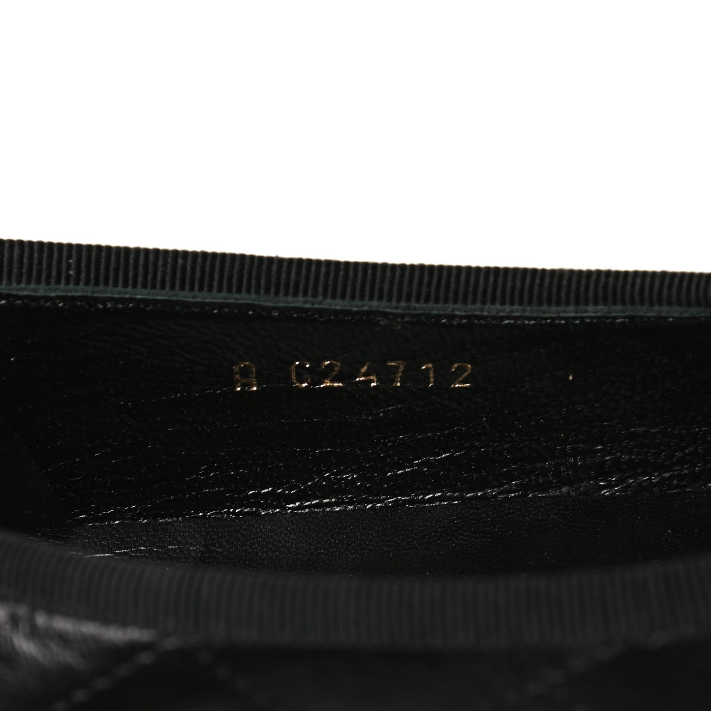 Lambskin Quilted Cambon Ballerina Flats 36 Black