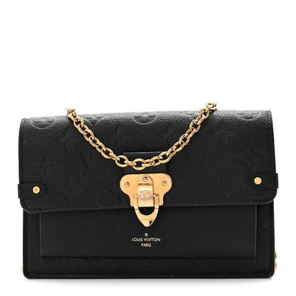 Louis Vuitton Empreinte Vavin Chain Wallet Black 1 of 10