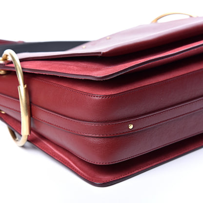 Chloe Calfskin Suede Medium Roy Bag Plum Purple 8 of 11