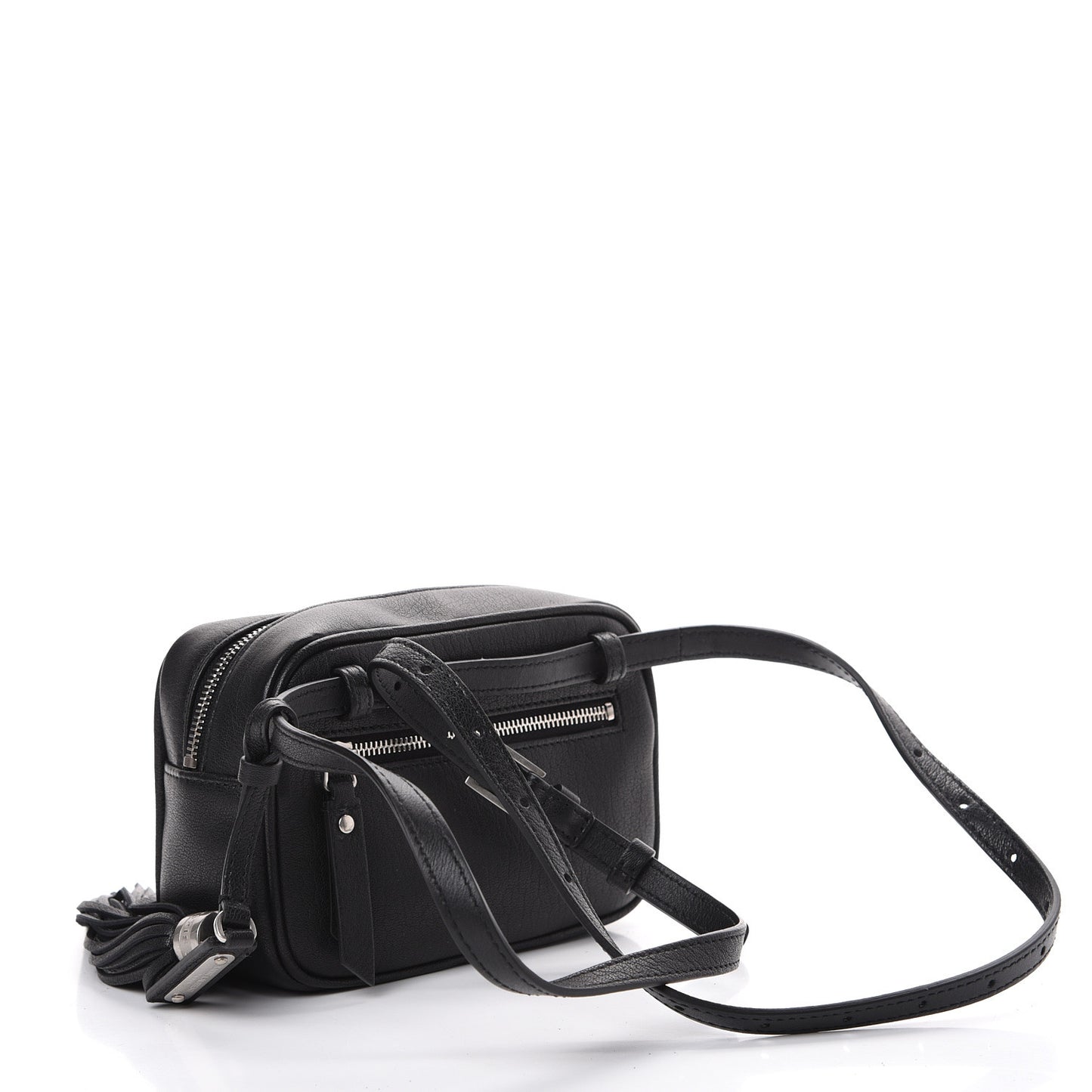 Lambskin Monogram Lou Belt Bag Black