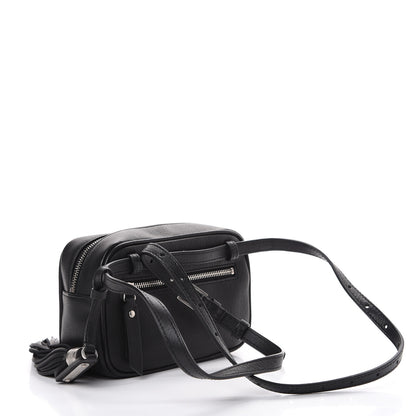 Saint Laurent Lambskin Monogram Lou Belt Bag Black 2 of 9