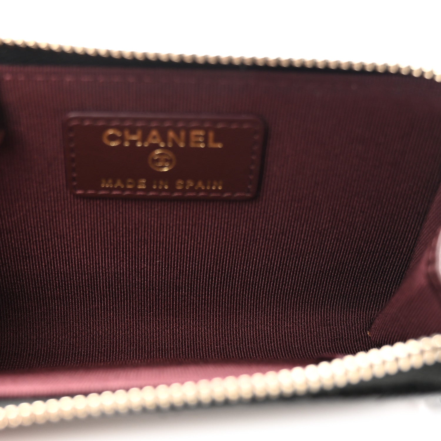 Chanel Caviar Quilted Zipped Key Holder Case Black 5 of 8