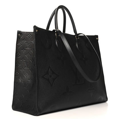 Louis Vuitton Empreinte Monogram Giant Onthego GM Black 3 of 9