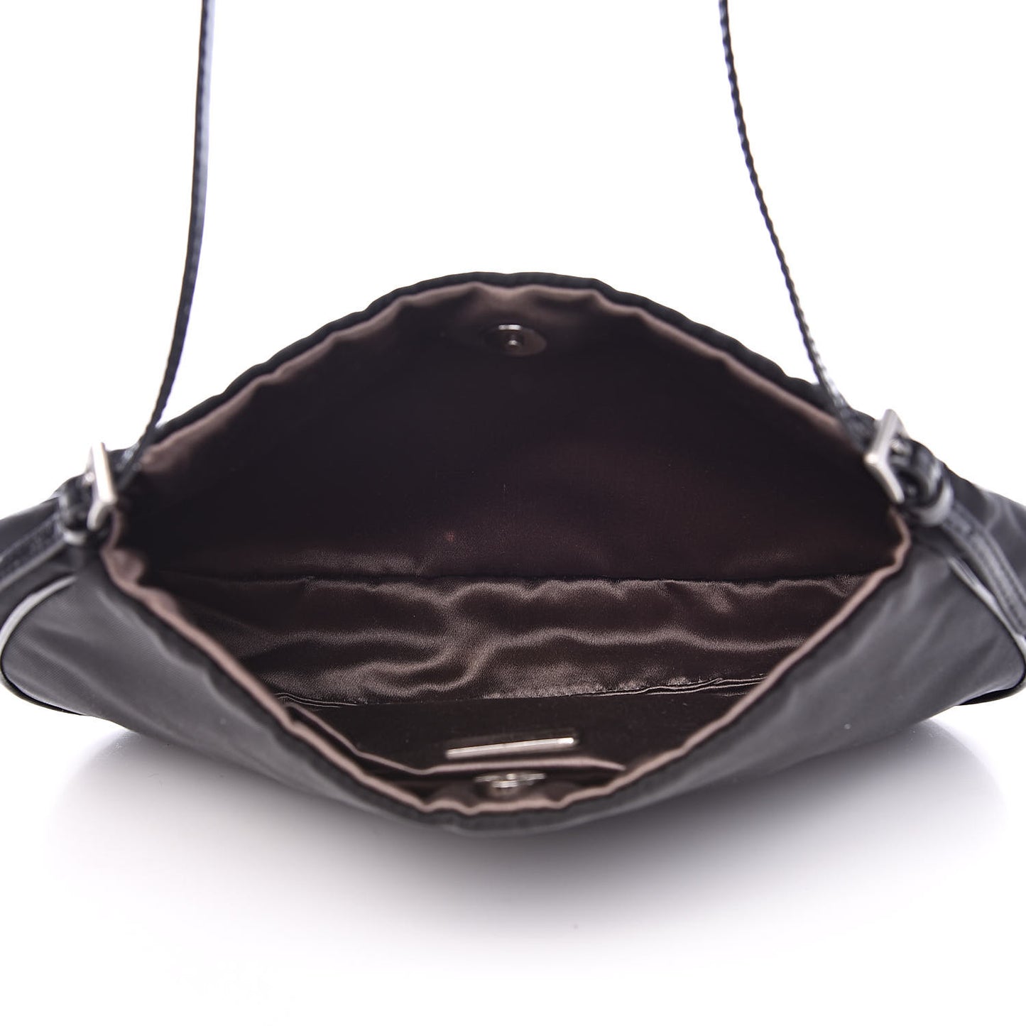 Tessuto Nylon Pochette Bag Black