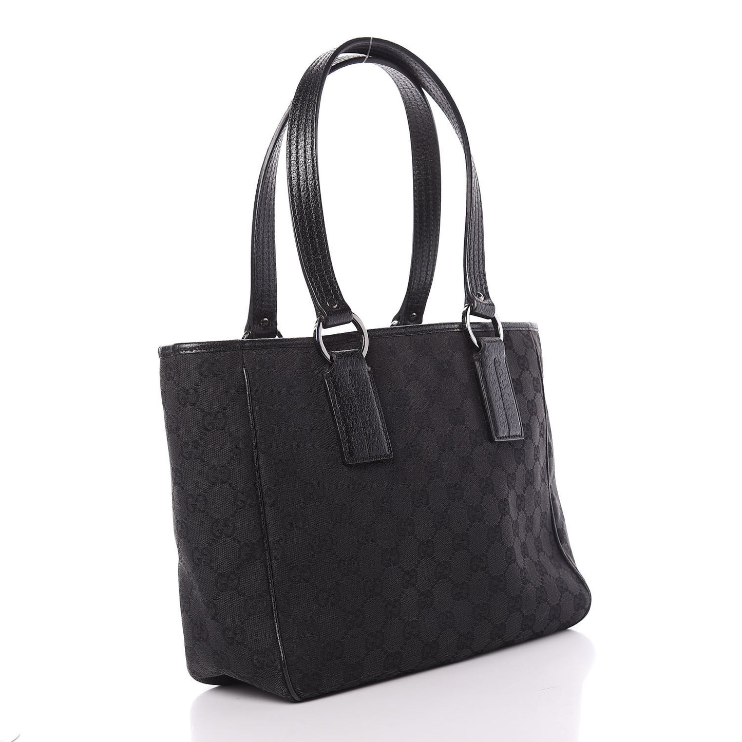 Monogram Medium Tote Black